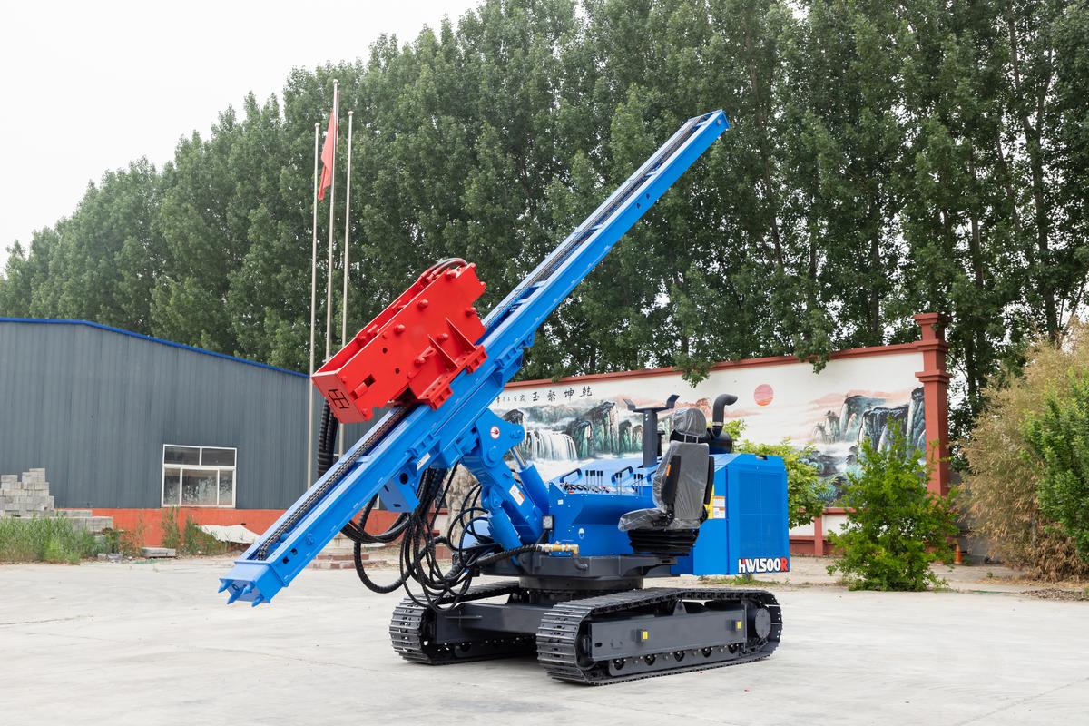 HKL500R Crawler Solar Pile Driver – Versatile Power for Fencing, Solar Farms & Agriculture