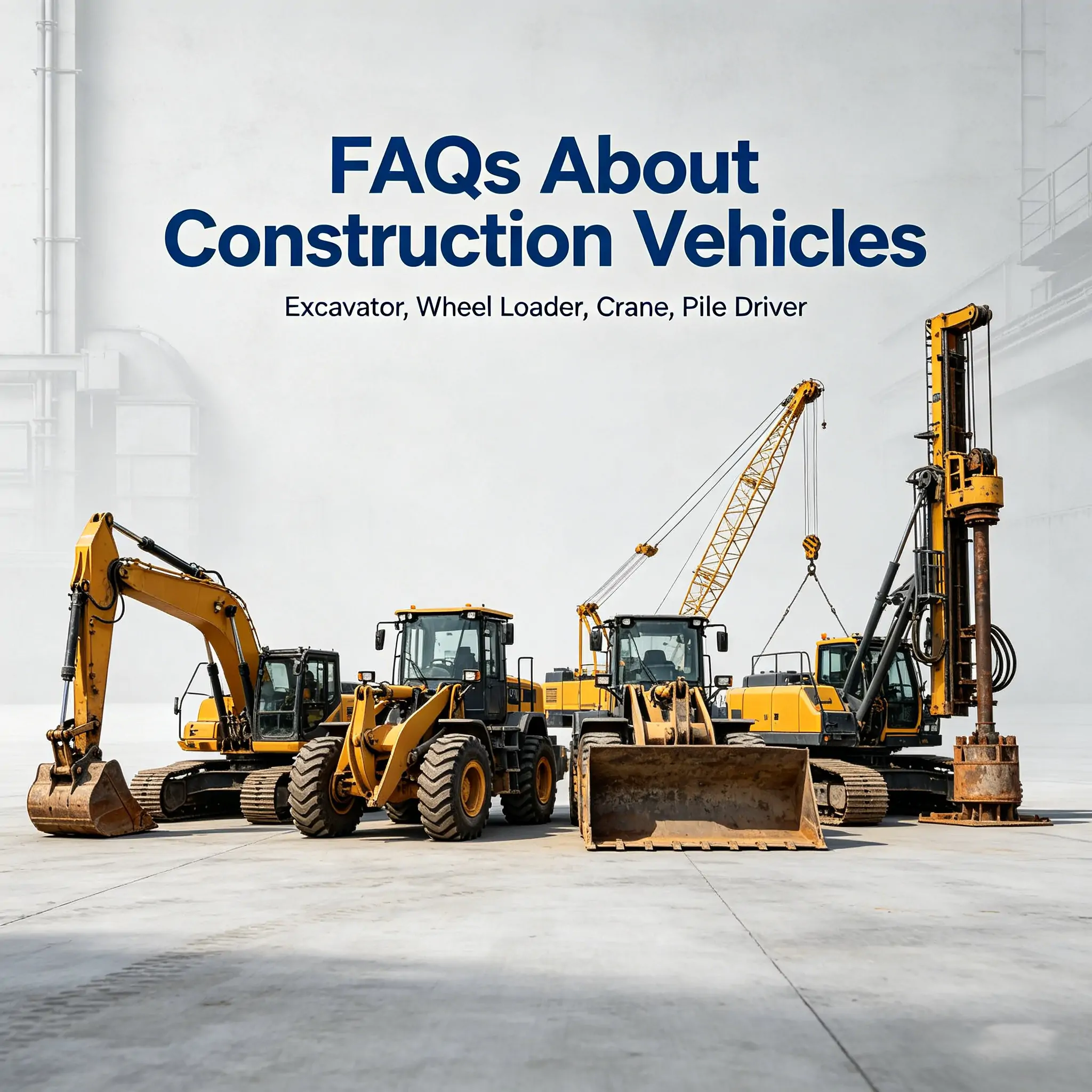 Ultimate FAQ for Construction Equipment Export (Excavator, Wheel Loader, Crane, Pile Driver)