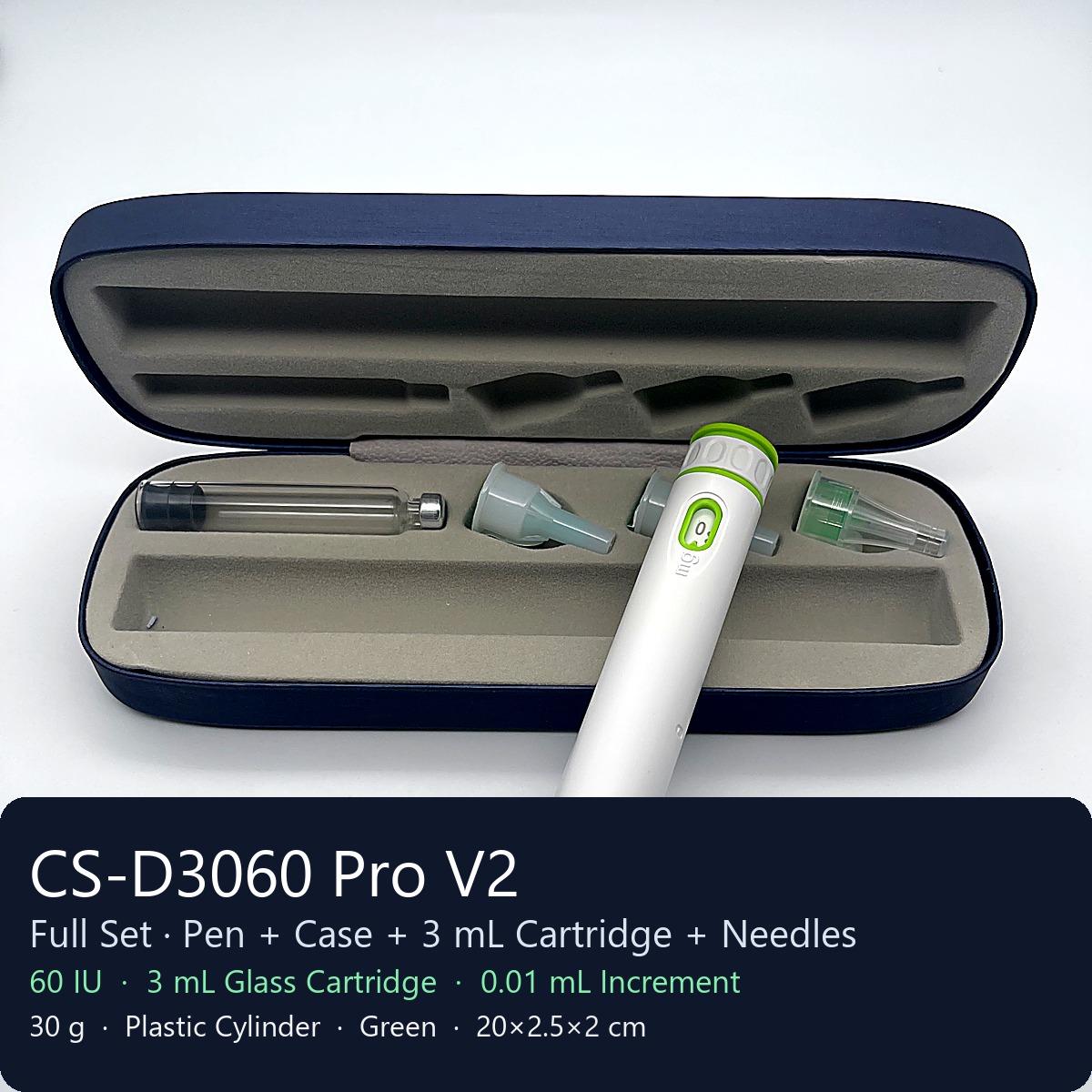 Disposable Pen Injector CS-D3060 Pro V2 for 3mL Cartridge | zzlonsen