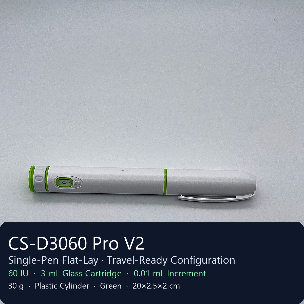 Disposable Pen Injector CS-D3060 Pro V2 for 3mL Cartridge | zzlonsen