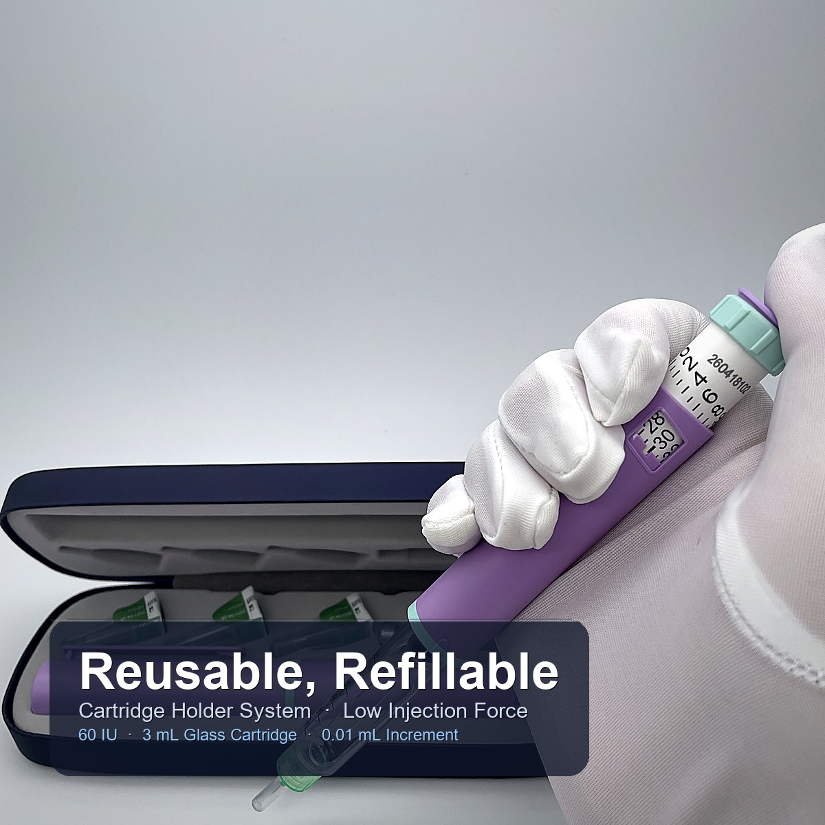 CS-RP3060 Reusable Pen Injector (60IU / 3 mL)